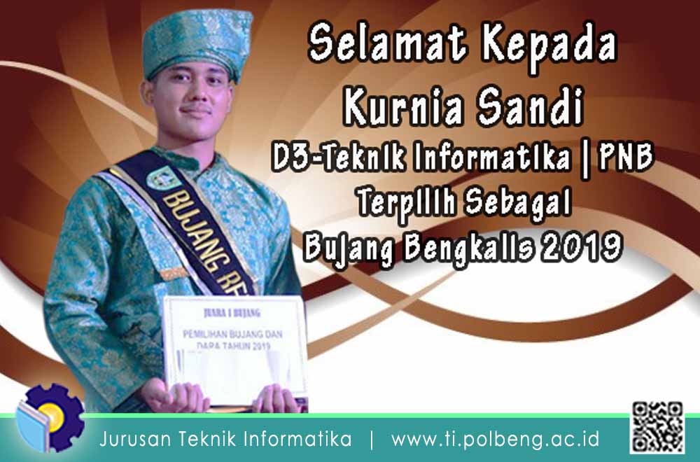 Mahasiswa Jurusan Teknik Informatika terpilih jadi bujang Bengkalis 2019