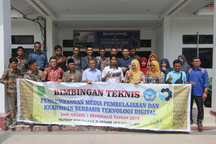 Jurusan Teknik Informatika Polbeng Gelar Bimtek Bersama SMK Negeri 1 Bengkalis 