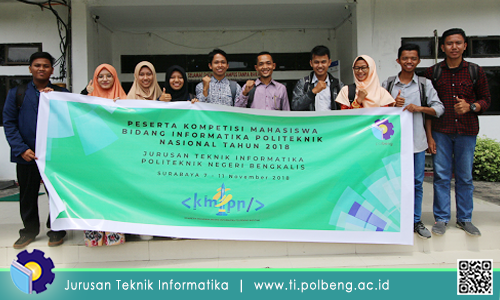 5 Tim Finalis Polbeng Jurusan TI Berhasil Lolos di KMIPN